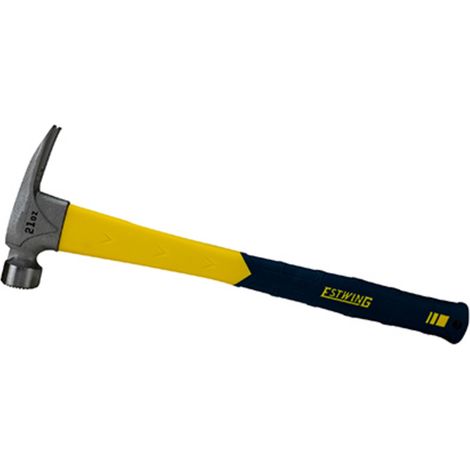 Estwing EMRF22S Sure Strike Straight Claw Framing Hammer with Fibreglass Handle, 22oz/567g