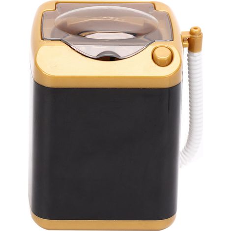 Mini machine à laver électrique dorée, outil de nettoyage cosmétique pour enfants, jouet cadeau (1/5)