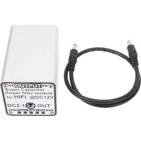 Module Filtre DC12V Réjection Mode Commun Entrée/Sortie DC 2.1 Indication Tension Filtrage Alimentation pour Raspberry Pi (1/5)