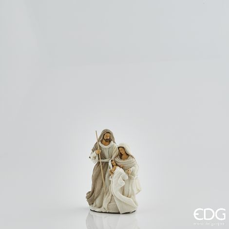 EDG Enzo De Gasperi Natavita Natalizia Lord con Base H 28 Cm Ivory