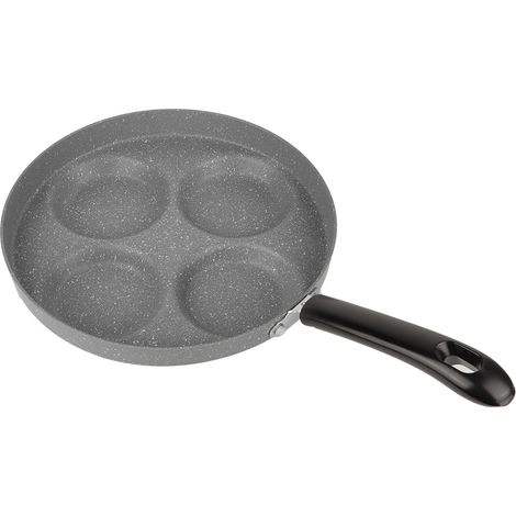 Poêle à frire en pierre médicale, poêle à œufs, ustensiles de cuisine antiadhésifs, mini poêle à œufs au plat (1/4)
