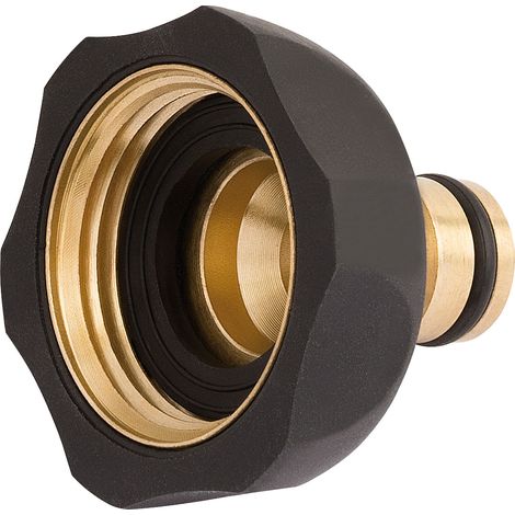 Draper 27697 Brass and Rubber Tap Connector, 1