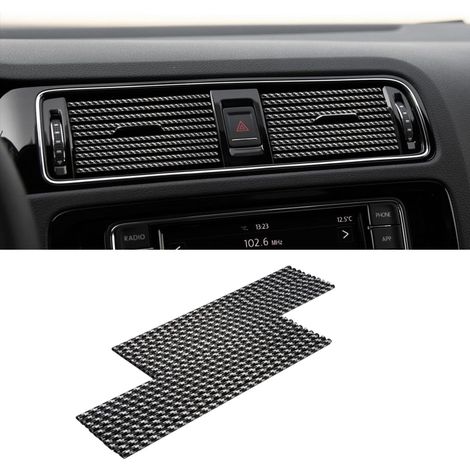 Schwarze Zierleisten für Auto-Klimaanlagen, 0,4 x 20 cm, 20 Stück, universelle Zierleisten für Auto-Klimaanlagen (1/5)