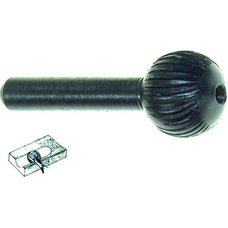 Fresa-lima sferica rotativa per ferro - codolo mm.6 per trapano pg 426.00 - 5 bl