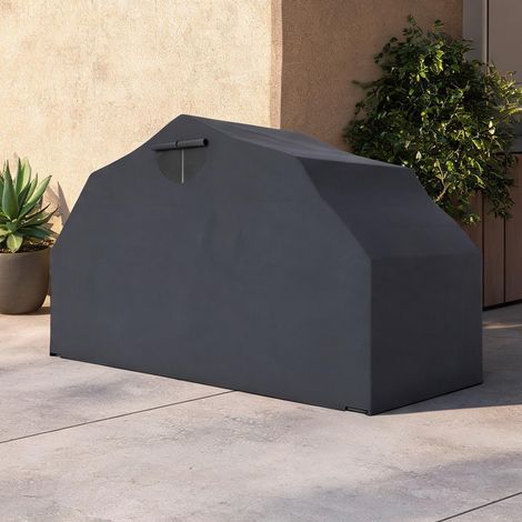 Abri pliant pour moto en tissu Oxford 600D imperméable 345 x 135 (1/5)