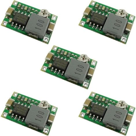 5PCS Convertisseur abaisseur de tension Régulateur de tension DC 4.75-23V à 1.0-17V Régulateur de tension ajustable Modules d'alimentation (1/5)