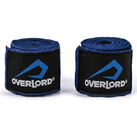 Vendaje de boxeo Overlord de 350 cm, azul (1/2)