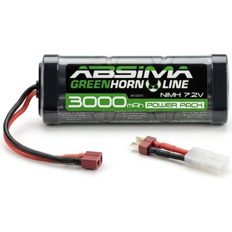 Greenhorn Vol.2 NiMH 7.2V 3000 (T-Plug + Tamiya Adaptor)