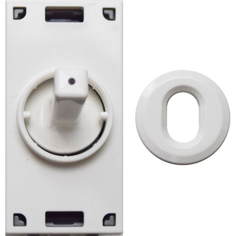 Interruttore Lev. Bianca 2P 20Ax 1M AVE 444010B/20A
