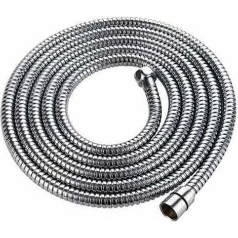 Flexible de -DOUche 3m avec -DOUble protection anti-torsion Flexible de -DOUche de haute qualité Tube en acier inoxydable Anti-torsion extrêmement flexible 1/2 pouce chromé-DOU