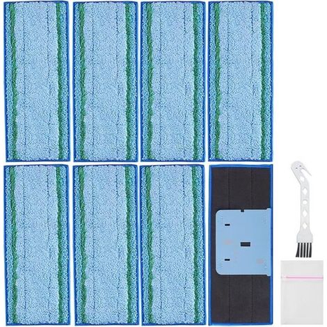 Set mit 8 waschbaren und wiederverwendbaren Mikrofaser-Wischpads für den iRobot Braava Jet m6 Wischroboter (1/5)