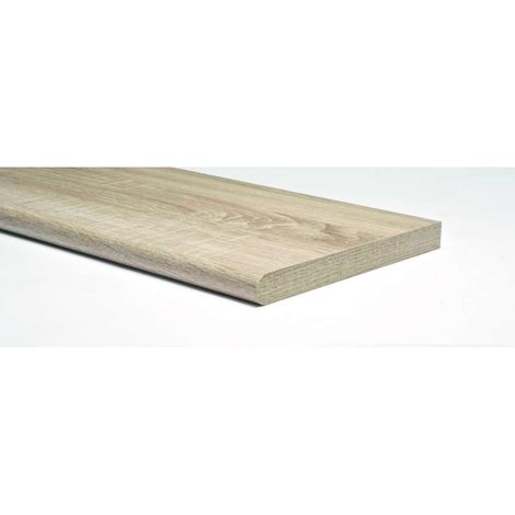 Mensola stondata rovere 150 x 600 mm