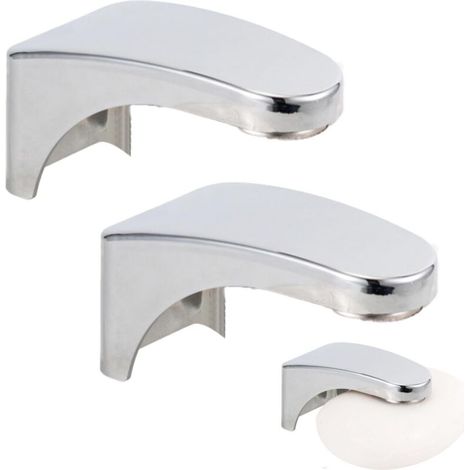 2 Pièce Porte-Savon Aimanté et Magnétique, Boîte Murale pour Salle de Bain et Cuisine, Argenté