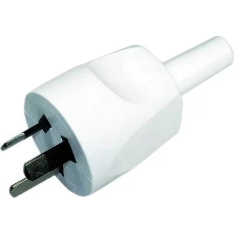 Bachmann 910.282 Schutzkontaktstecker Kunststoff 250 V Weiß IP20 (1/2)