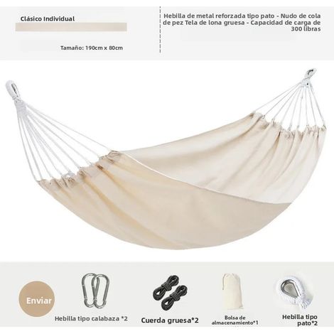 Tragbarer Outdoor-Hängemattenstuhl für den Heimgebrauch aus dickem Oxford-Gewebe und verschleißfestem, kippsicherem Design – ideal für Reisen, Camping und Freizeit. (1/5)