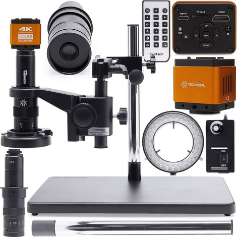 Microscope numérique solo 10A + éclairage réglable 60XLED + caméra « Orange PRO 4K » + bras 10A (1/5)