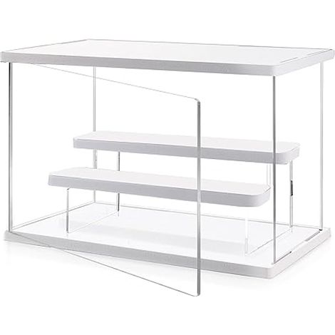 Vitrine en acrylique pour objets de collection, figurines, figurines miniatures, 30,5 x 18 x 21,8 cm (1/5)