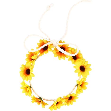 Women's Yellow Daisy Fabric Headband (1/5)
