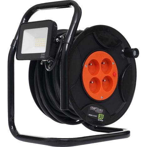 Prolunga su bobina di plastica da 30 m + LED KD4037 (1/5)