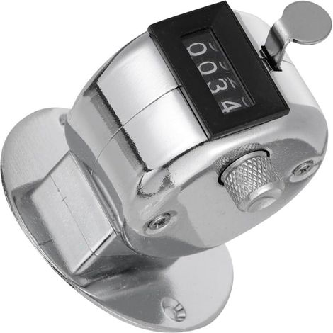 Bardusch Compteur Manuel Mécanique Métal Compteur de Pointage Compact pour Comptage Rapide Lors de Contrôles de Flux (1/5)