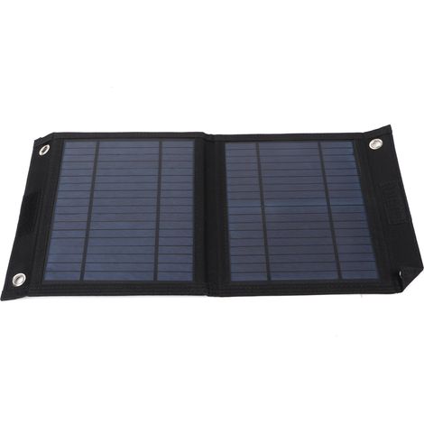 Panneau solaire flexible 20 W étanche IP65 avec double sortie USB pour ventilateurs de moto, de bateau (1/5)