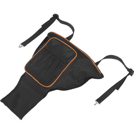 Sac de rangement pour console centrale UTV en tissu Oxford 1680D, remplacement pour Polaris RZR 570/800/800S/900 (noir et orange) (1/5)