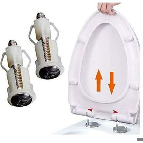 Vis D'expansion - Pour Couvercle Toilette - Fixation Abattant WC - Lot de 2 (1/5)