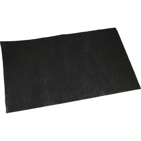 vhbw Universal Activated Carbon Filter for Various Air Purifier, Cooker Hood - Cut-to-Size Air Filter Black