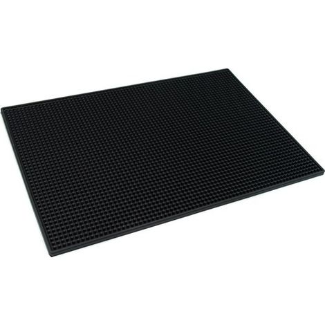Tappetino da cocktail per barman, 30 x 15 cm (nero) (1/5)