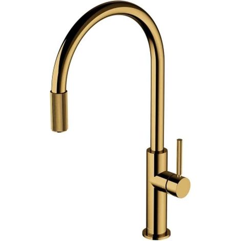 OMNIRES Switch - Spültischarmatur mit Filtersystem, Gold SW9057-FD1GL (1/2)