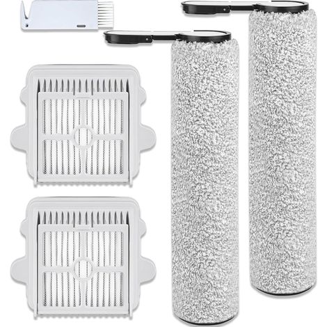 AQUATECHNICK - brosses à rouleau de rechange pour Roborock F25 — brossage et lavage efficaces, rendement durable (1/5)
