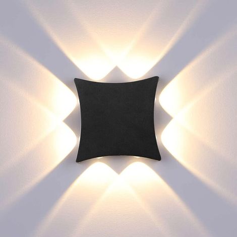 TONCHEAN Applique extérieure,Applique murale d'extérieur LED pour clôture d'extérieur Applique murale d'extérieur pour terrasse Maison Éclairage extérieur de jardin pour couloir de jardin Chambre à co