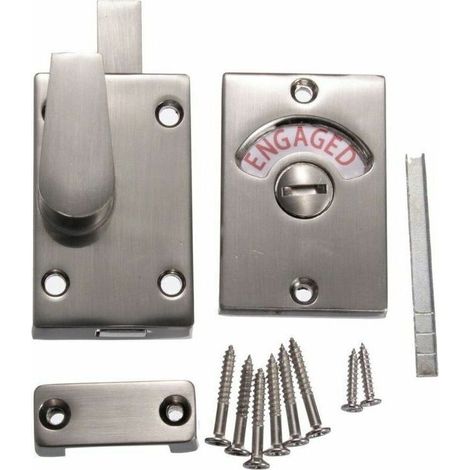 Targette Toilette pour porte de toilette voyant