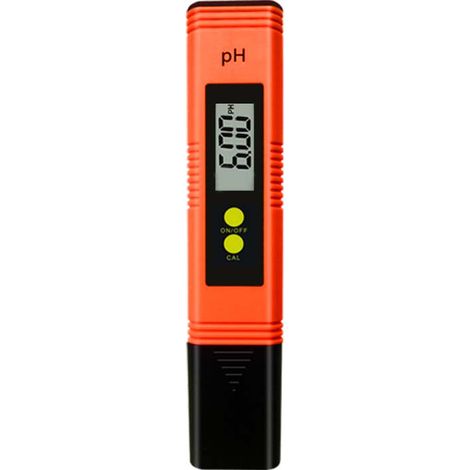 1Stk Digitales pH Messgerät mit Grünem Hintergrundlicht 0.01 Präzision Messbereich 0-14, Wasserqualität Tester für Pool Spa Aquarium und Trinkwasser Anwendung Rot (1/5)