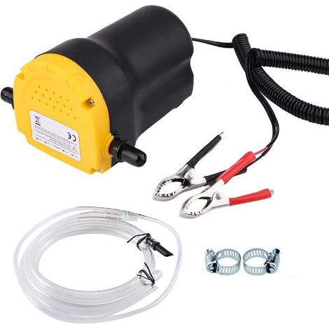 Pompe à huile, extracteur d'huile 12 V 60 W, pompe de transfert pour vidange d'huile, pompe de transfert électrique pour voitures, motos, camping-cars et bateaux (1/4)