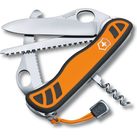 Victorinox Hunter XTM Grip 0.8341.MC9 Schweizer Taschenmesser Anzahl Funktionen 6 Orange-Schwarz (1/3)