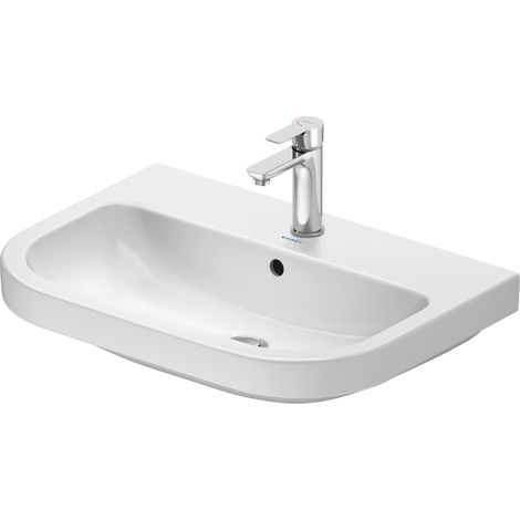 Duravit D-Code Waschtisch, mit Hahnloch, mit Überlauf, (1/5)