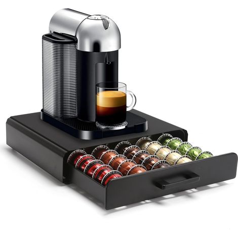 Tiroir Porte Capsule Compatible pour Capsules, Noir. (1/5)