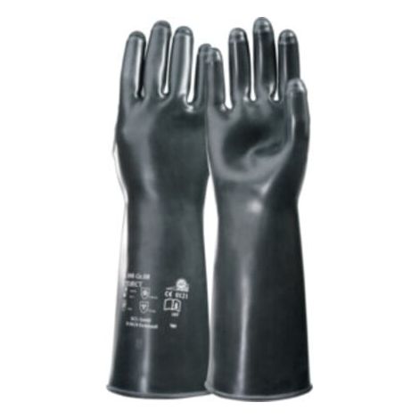 Chemiehandschuh Butoject 898 Gr.8 schwarz EN 388,EN 374 Kat.III (1/5)