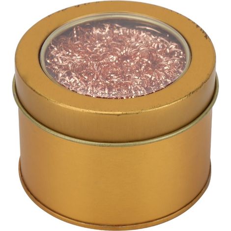 Boule de Nettoyage de Fil de Nettoyeur de Pointe de Fer à Souder en Acier Inoxydable, en Acier Inoxydable, Adaptée au Nettoyage de la Tête de Fer à Souder (1/5)