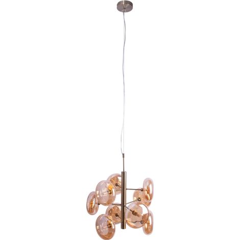 Naeve ORION Plafonnier suspendu multi-bras doré 9xG9 (1/5)