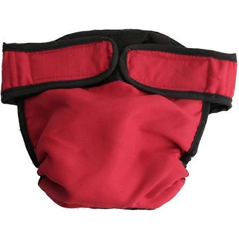 Chien Mignon Hiver Polyester Culotte Sanitaire Réglable Bretelles Doux Peau, Placez Serviettes Hygiéniques Confortablement. (1/4)
