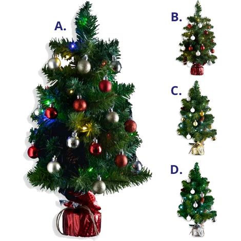 OSE - Pequeño árbol de Navidad decorado - 50 cm (1/5)