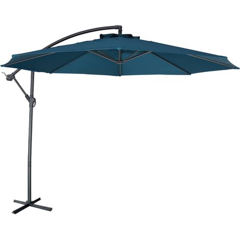 Offset round parasol 300cm, Hardelot, Duck Blue (1/5)