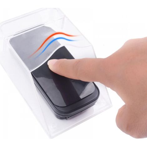 Housse de sonnette étanche, boîtier transparent anti-pluie et anti-éclaboussures pour sonnette sans fil (sonnette non incluse) (1/5)