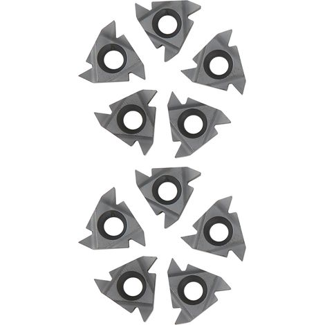 10 plaquettes de tournage CNC pour machine à fileter 16ER AG55 (1/5)