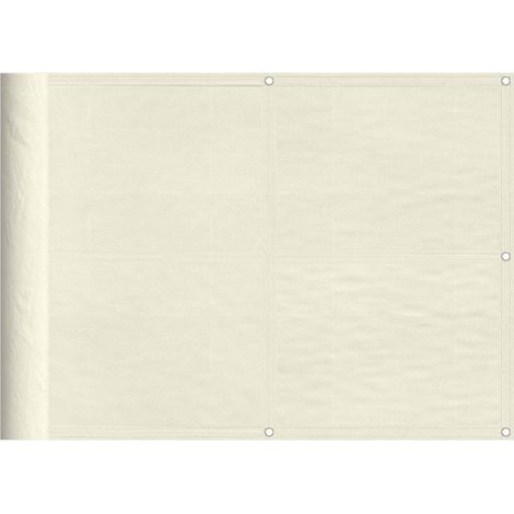 Maison Exclusive - Balkon-Sichtschutz Creme 75x800 cm 100 % Polye (1/5)