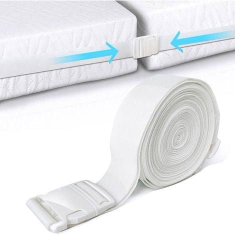 Connecteur de matelas pour lit double Pont de lit pour relier deux matelas Sangle de serrage 12,5m