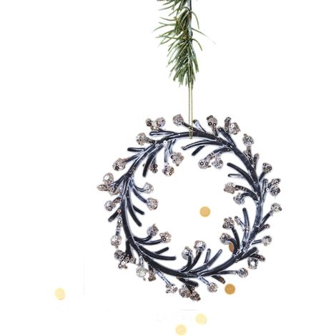 Ornamento portatile a forma di cervo e fiocco di neve per festival,-D (1/2)