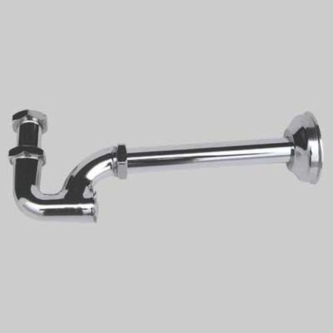 SIFONE A COLONNA CON CANOTTO E ROSONE - 1"1/4 Ø 32 x 200